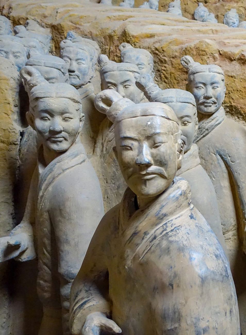 Figuren der Terrakotta-Armee in Xi’an