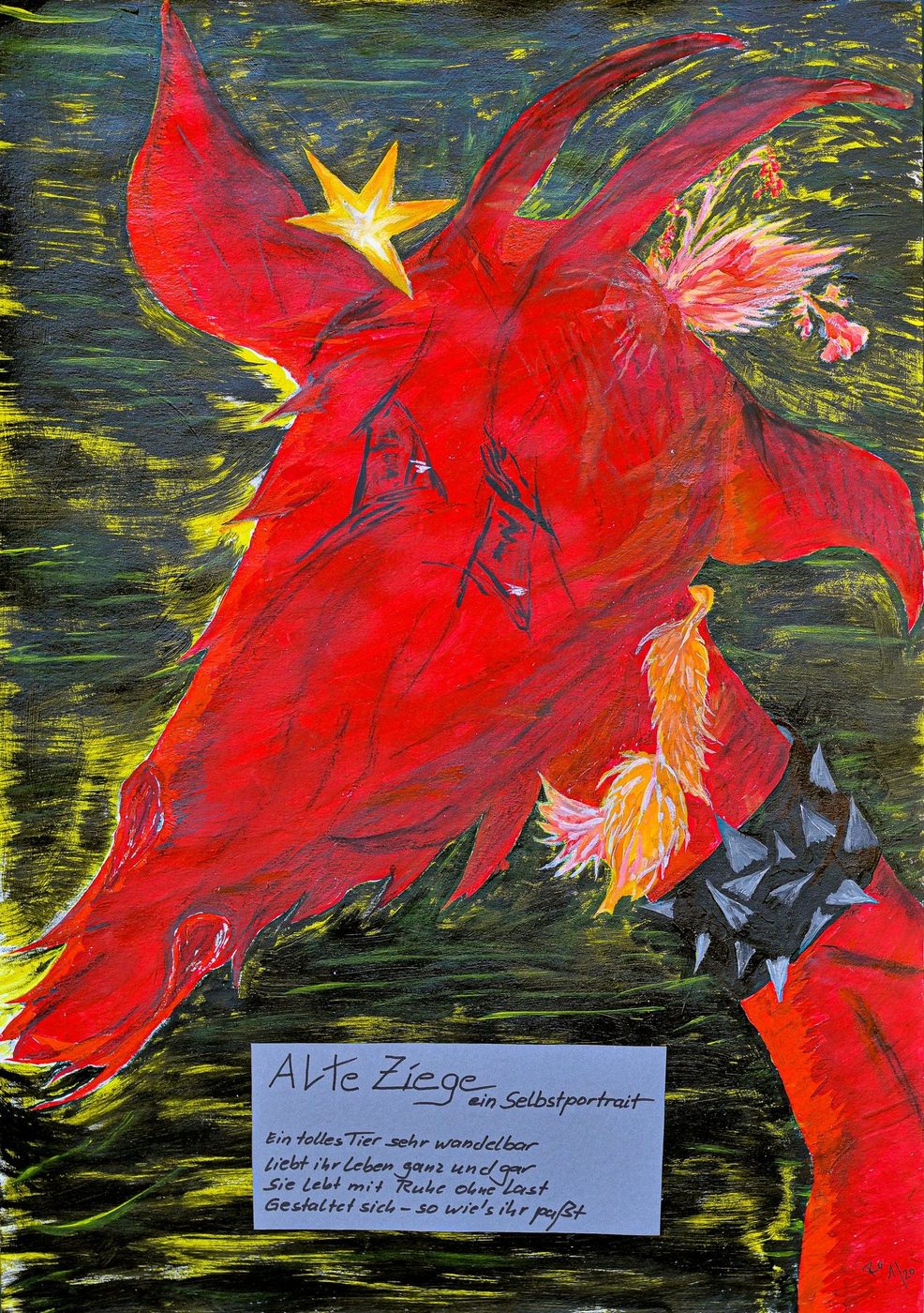 Alte Ziege. Ein Selbstportrait von Rosemarie Bernauer