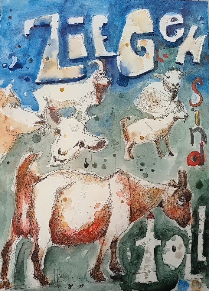 Ziegen sind toll von Brigitte Heck